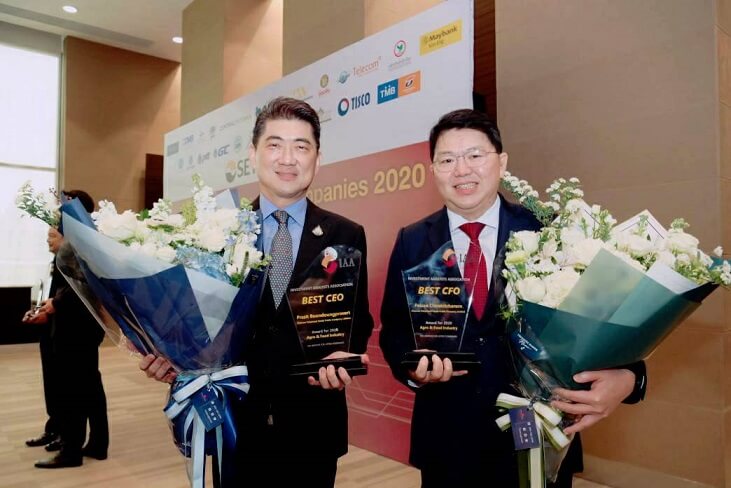 CPF receives two IAA Awards for Best CEO and CFO in Agriculture and Food sector